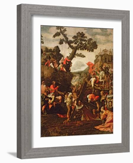 On the Road to Calvary-Caravaggio-Framed Giclee Print