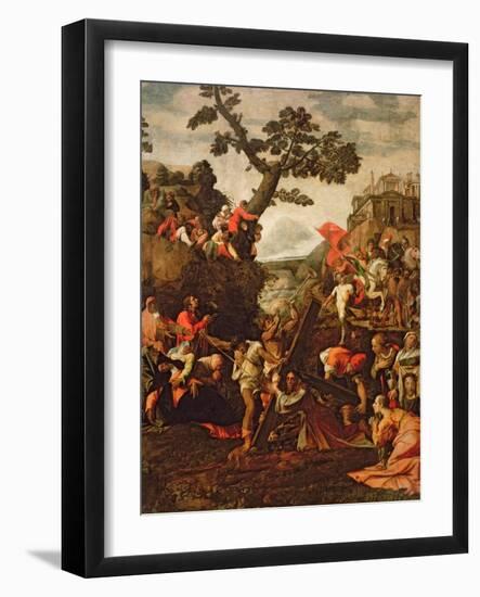 On the Road to Calvary-Caravaggio-Framed Giclee Print