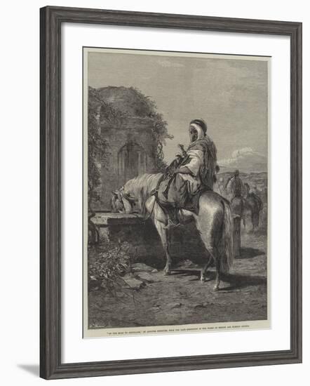 On the Road to Jerusalem-Adolf Schreyer-Framed Giclee Print