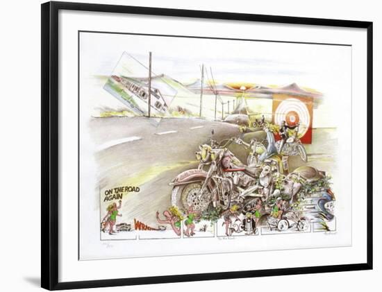 On the road-Daniel Authouart-Framed Limited Edition