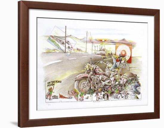 On the road-Daniel Authouart-Framed Limited Edition