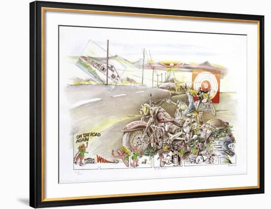 On the road-Daniel Authouart-Framed Limited Edition
