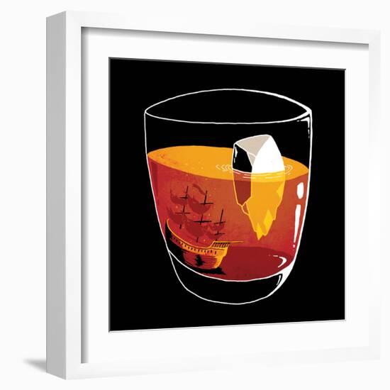 On the Rocks-Michael Buxton-Framed Art Print