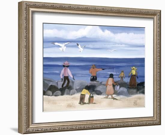 On the Rocks-Anna Belle Lee Washington-Framed Giclee Print