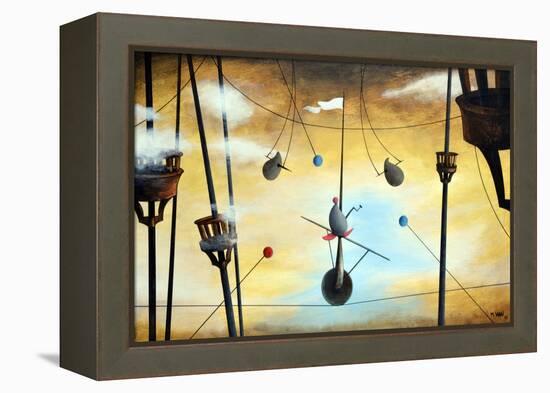 On the Rope-Vaan Manoukian-Framed Stretched Canvas