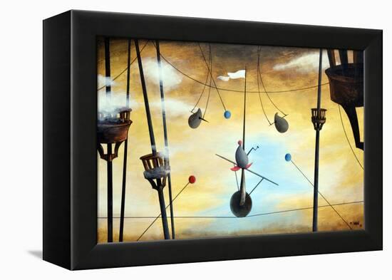 On the Rope-Vaan Manoukian-Framed Stretched Canvas