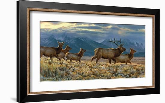 On the Run-Kalon Baughan-Framed Art Print