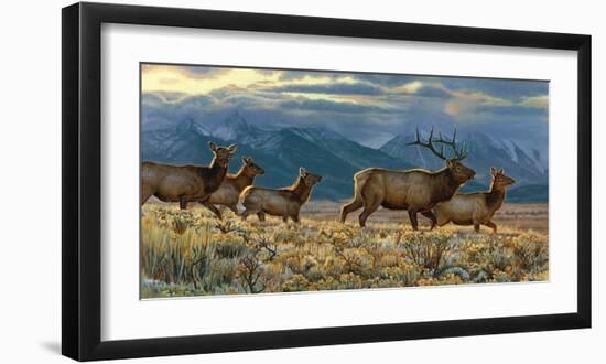 On the Run-Kalon Baughan-Framed Art Print