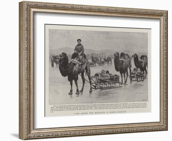 On the Russo-Chinese Frontier, Life Among the Bouriats-null-Framed Giclee Print