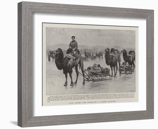 On the Russo-Chinese Frontier, Life Among the Bouriats-null-Framed Giclee Print