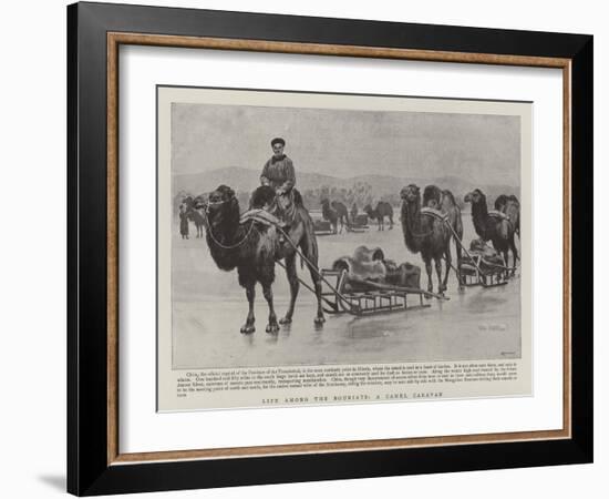 On the Russo-Chinese Frontier, Life Among the Bouriats-null-Framed Giclee Print