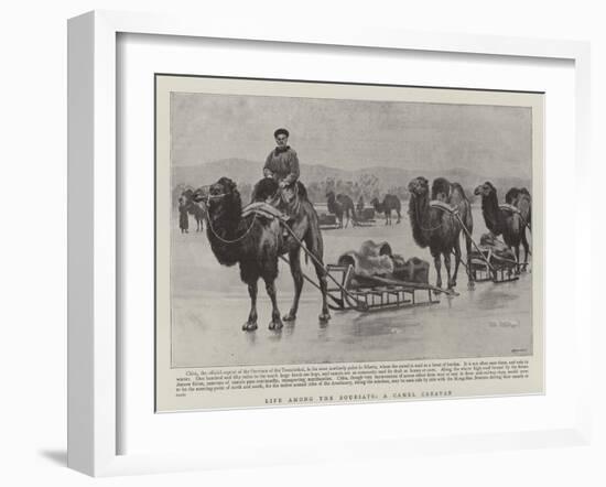 On the Russo-Chinese Frontier, Life Among the Bouriats-null-Framed Giclee Print