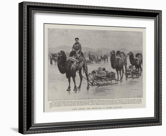 On the Russo-Chinese Frontier, Life Among the Bouriats-null-Framed Giclee Print