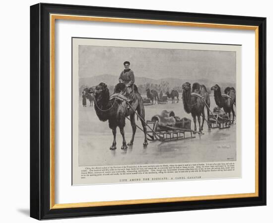 On the Russo-Chinese Frontier, Life Among the Bouriats-null-Framed Giclee Print