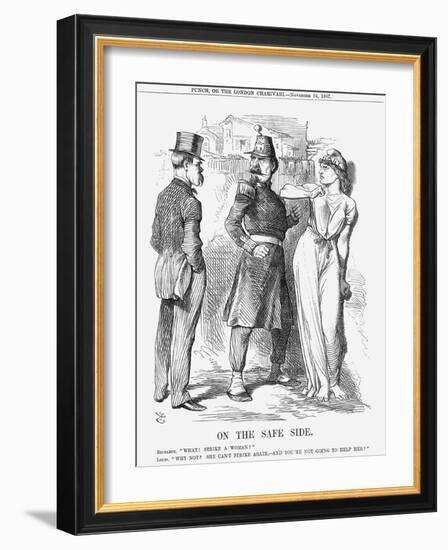 On the Safe Side, 1867-John Tenniel-Framed Giclee Print