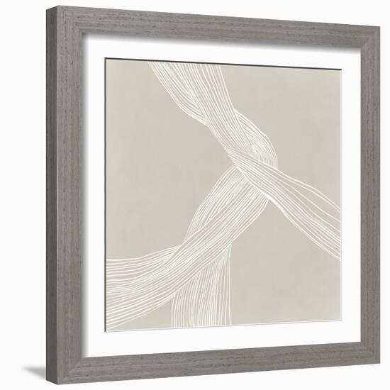 On the Same Wavelengh I-Isabelle Z-Framed Art Print