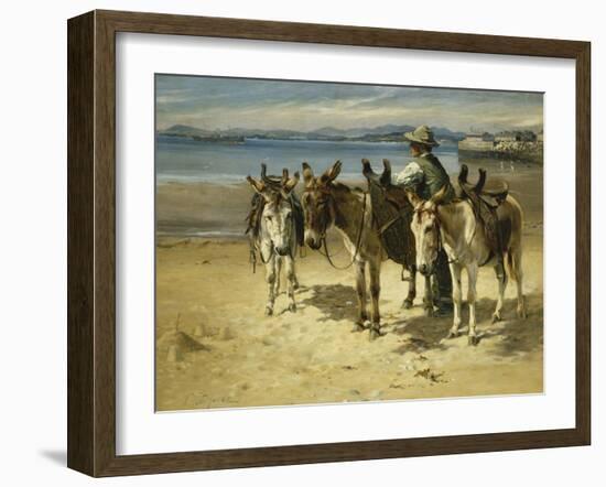 On the Sands, Morecombe-William Woodhouse-Framed Giclee Print