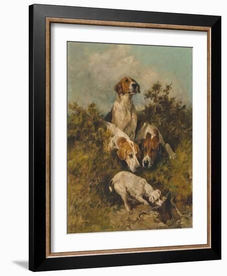 On the Scent, 1992 (Oil on Canvas)-John Emms-Framed Giclee Print