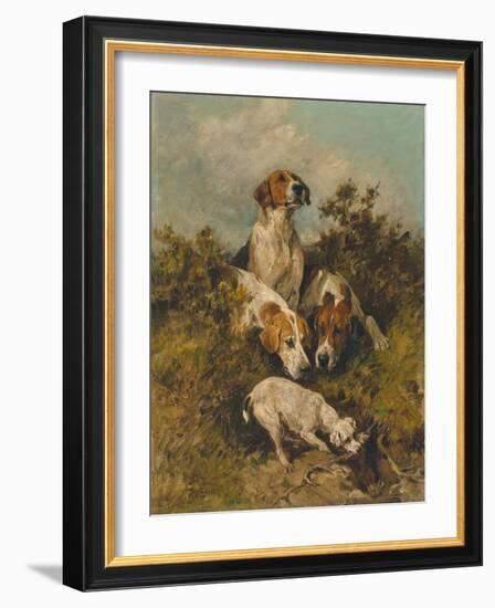 On the Scent, 1992 (Oil on Canvas)-John Emms-Framed Giclee Print