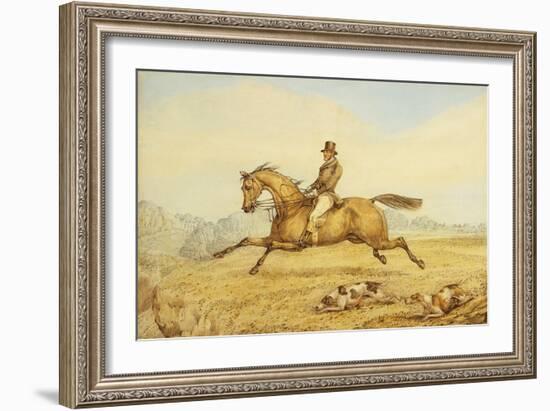 On the Scent-Henry Thomas Alken-Framed Giclee Print