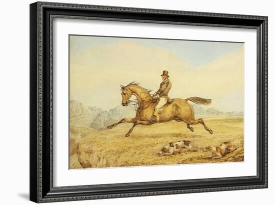 On the Scent-Henry Thomas Alken-Framed Giclee Print