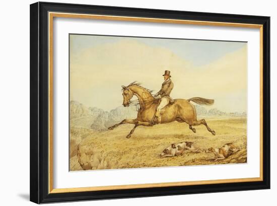 On the Scent-Henry Thomas Alken-Framed Giclee Print