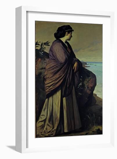 On the Seashore (Modern Iphigeni), 1875-Anselm Feuerbach-Framed Giclee Print