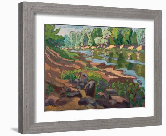 On The Shady Side Of River Koros, 2012-Marta Martonfi-Benke-Framed Giclee Print