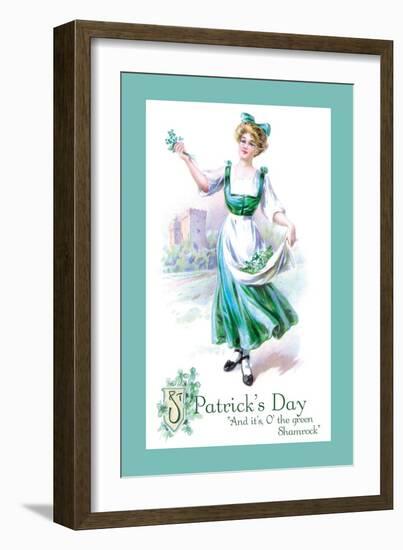 On the Shamrock Green-null-Framed Premium Giclee Print