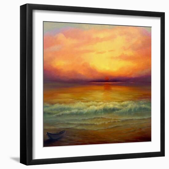 On the Shore, 2020, (oil on canvas)-Lee Campbell-Framed Giclee Print