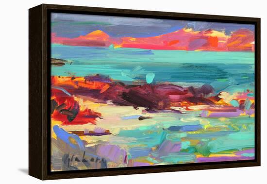 On the Shore, Iona, 2012-Peter Graham-Framed Premier Image Canvas