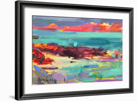 On the Shore, Iona, 2012-Peter Graham-Framed Giclee Print