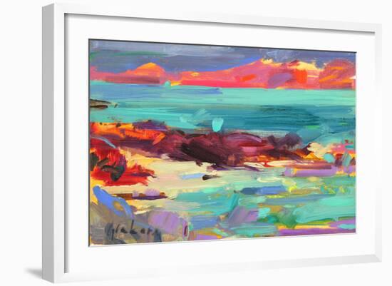 On the Shore, Iona, 2012-Peter Graham-Framed Giclee Print