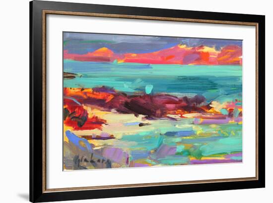 On the Shore, Iona, 2012-Peter Graham-Framed Giclee Print