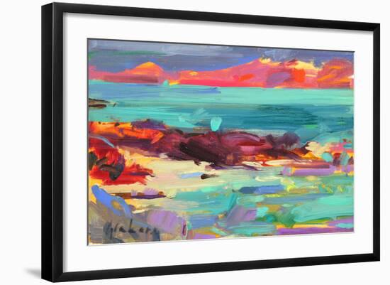 On the Shore, Iona, 2012-Peter Graham-Framed Giclee Print