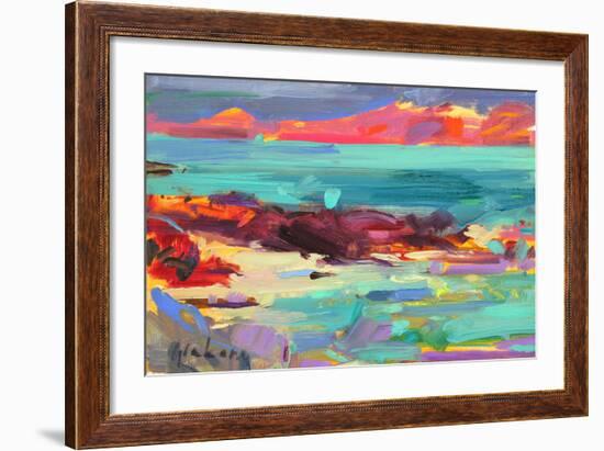 On the Shore, Iona, 2012-Peter Graham-Framed Giclee Print