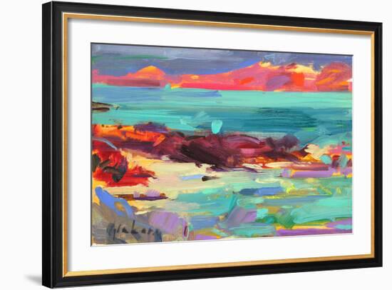 On the Shore, Iona, 2012-Peter Graham-Framed Giclee Print