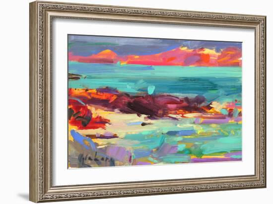 On the Shore, Iona, 2012-Peter Graham-Framed Giclee Print