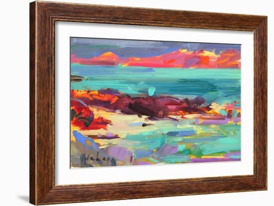 On the Shore, Iona, 2012-Peter Graham-Framed Giclee Print