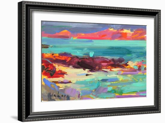 On the Shore, Iona, 2012-Peter Graham-Framed Giclee Print