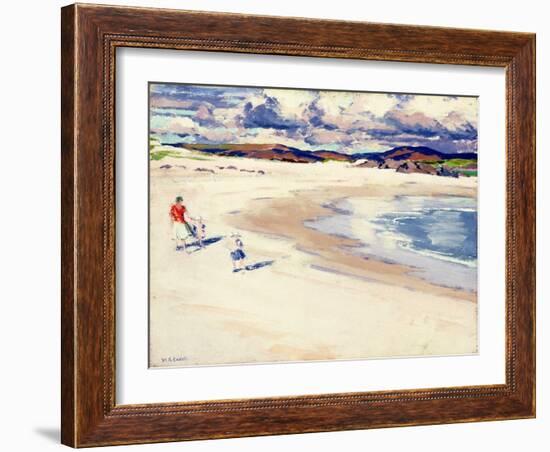 On the Shore, Iona, c.1920s-Francis Campbell Boileau Cadell-Framed Giclee Print