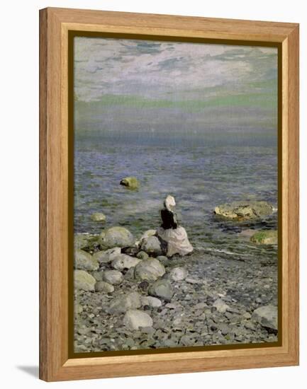 On the Shore of the Black Sea, 1890s-Konstantin A. Korovin-Framed Premier Image Canvas