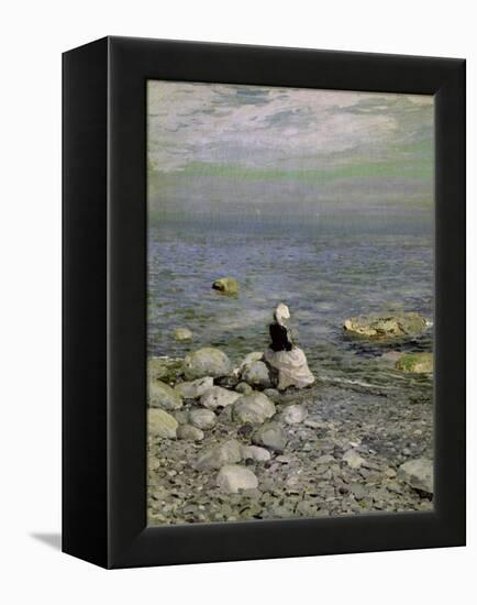On the Shore of the Black Sea, 1890s-Konstantin A. Korovin-Framed Premier Image Canvas