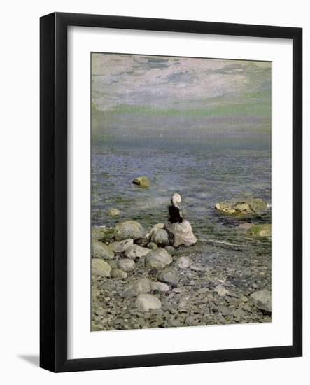 On the Shore of the Black Sea, 1890s-Konstantin A. Korovin-Framed Giclee Print