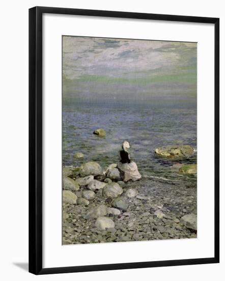 On the Shore of the Black Sea, 1890s-Konstantin A. Korovin-Framed Giclee Print