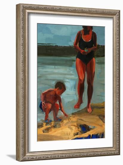 On the Shore, Walden Pond, 2003-Daniel Clarke-Framed Giclee Print