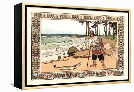 On the Shore-Ivan Bilibin-Framed Stretched Canvas