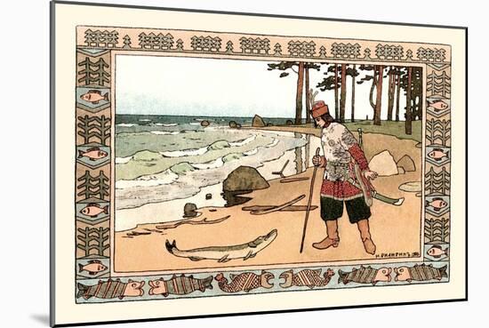 On the Shore-Ivan Bilibin-Mounted Art Print