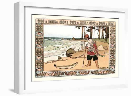 On the Shore-Ivan Bilibin-Framed Art Print