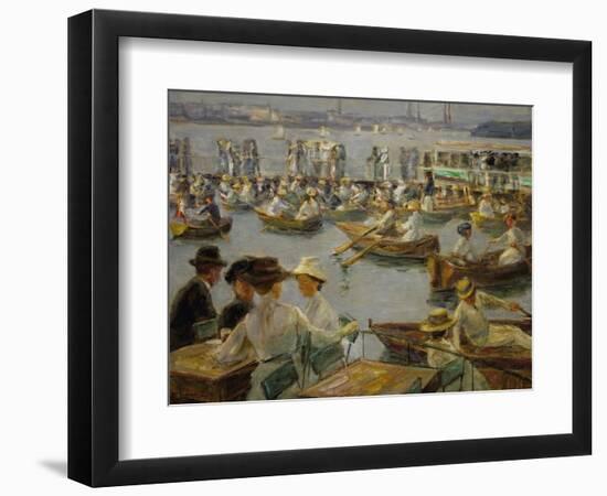 On the Shores of the Alster, Hamburg, 1910-Max Liebermann-Framed Giclee Print